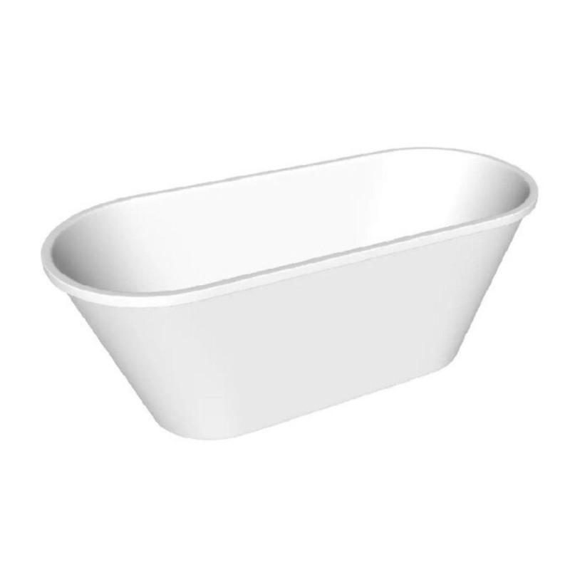 Dirbtinio akmens vonia SPN Torino 165x68cm, laisvai pastatoma