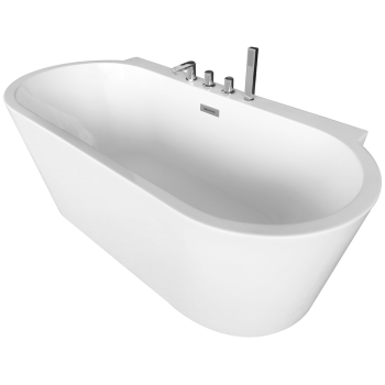 Vonia AMO-1014D Balta su chromo maišytuvu 170x80cm