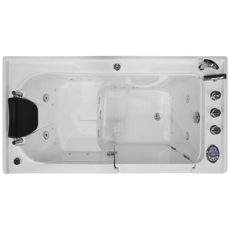 Vonia neįgaliesiems kairinė versija 146X76X85 cm AMO-0301