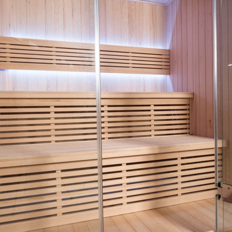 Sausa Pirtis AMO-SS1814H Su Krosnele 180x140x200cm