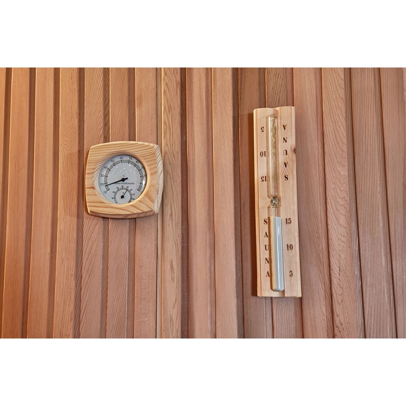 Sausa Pirtis AMUE-1102 Su Krosnele 220x200x210 cm. Keturvietė