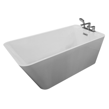 Laisvai stovinti vonia su chromuotu maišytuvu AMO-1015D 170x75x58 cm