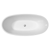 Laisvai stovinti ovali vonia su grioveliais AMO-1023D 170x80x68 cm