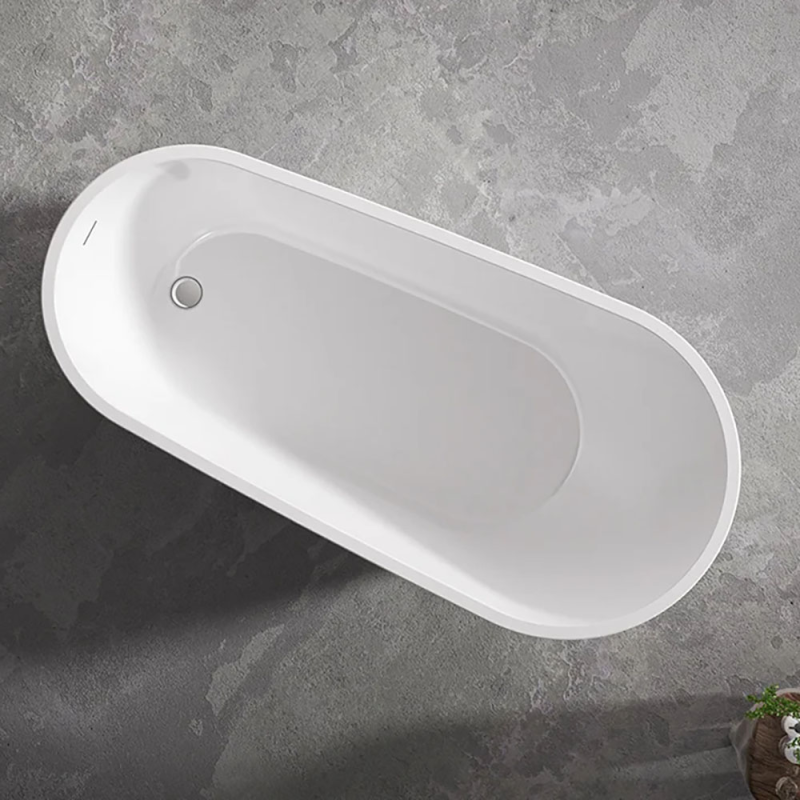 Laisvai stovinti ovali vonia su grioveliais AMO-1031D 170x80x72 cm