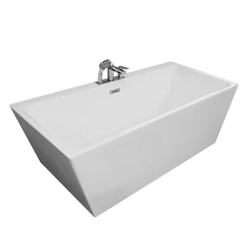 Laisvai stovinti prie sienos montuojama vonia AMO-1039D 153x80x58 cm