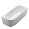 Laisvai stovinti, prie sienos montuojama vonia AMO-1724-150 Dešinė 150x75x59 cm