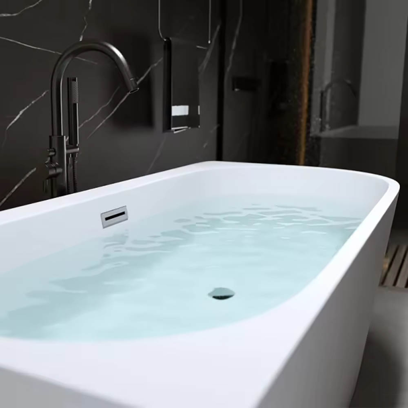 Laisvai stovinti, prie sienos montuojama vonia AMO-1724-170 Kairė 170x75x59 cm