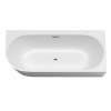 Laisvai stovinti prie sienos montuojama vonia AMO-1724-170 Dešinė 170x75x59 cm