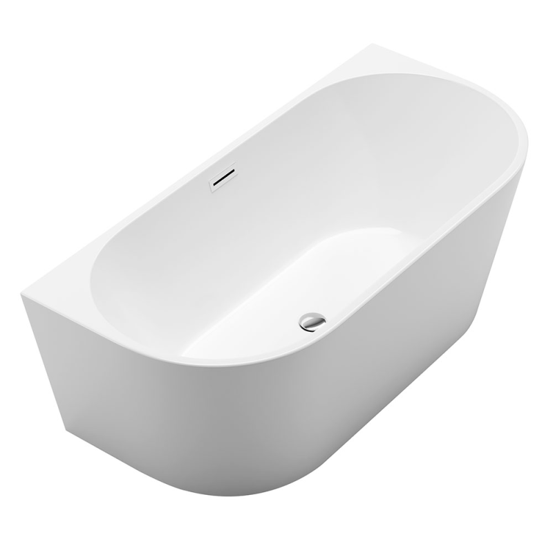 Laisvai stovinti prie sienos montuojama vonia AMO-1725-150 150x75x59 cm