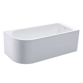 Laisvai stovinti, prie sienos montuojama vonia AMO-1750-170 Dešinė 170x75x58 cm