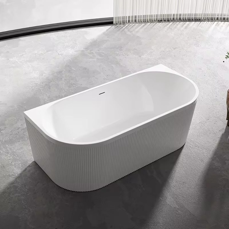 Laisvai stovinti, prie sienos montuojama vonia su grioveliais AMO-1045D 170x80x58 cm