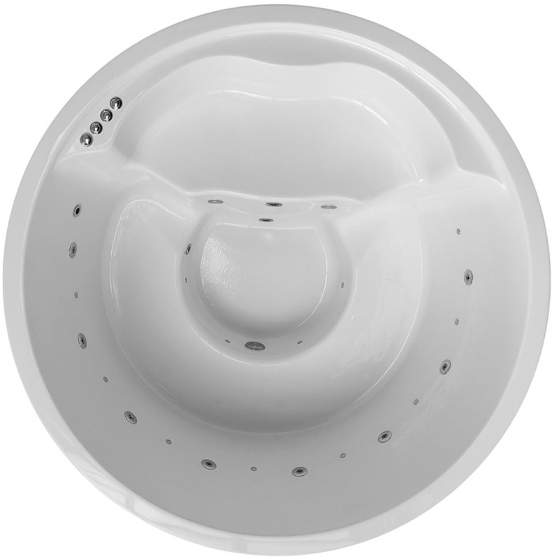 Sodo SPA vonia su hidromasažu BB-001 200x200x102 cm