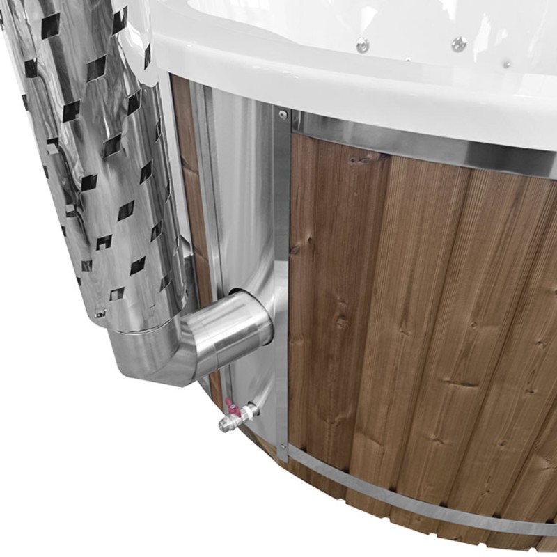 Sodo SPA vonia su hidromasažu BB-002 200x200x102 cm