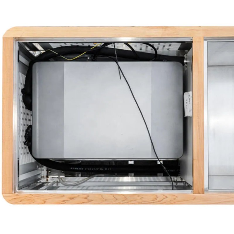 Panardinamoji vonia su aušintuvu AMO-IBT2000SSW 210x73x87 cm