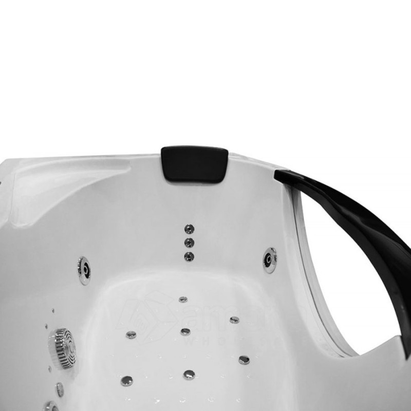 Masažinė Vonia AMO-0024 Dešinė Vienvietė 169x90 cm.