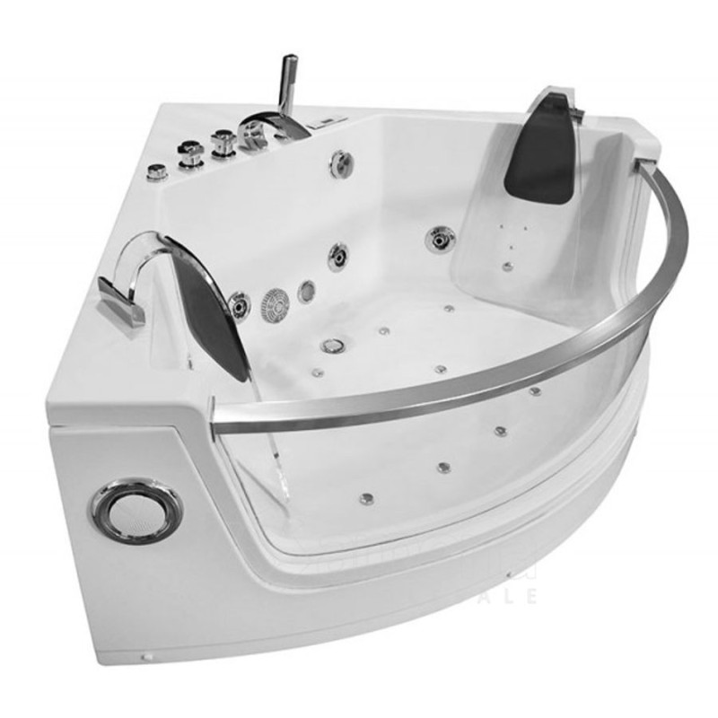 Masažinė Vonia AMO-0053 Juoda 140x140 cm.