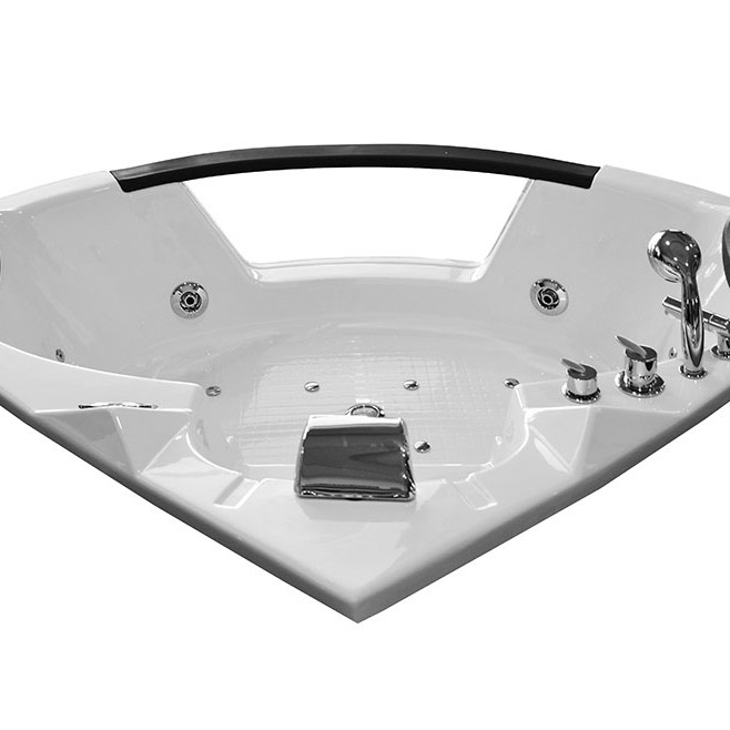 Masažinė Vonia AMO-0632B Dešinė 150x150cm Dvivietė