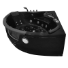 Masažinė Vonia AMO-1004 Turbo+ Juoda Dvivietė 152x152x56 cm.