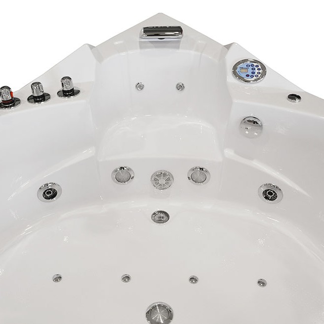 Masažinė Vonia AMO-10632 Balta 152x152 cm.