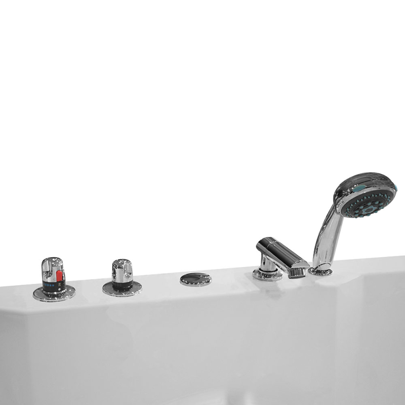 Masažinė Vonia AMO-1631 Turbo+ Kairė 180x120 cm.