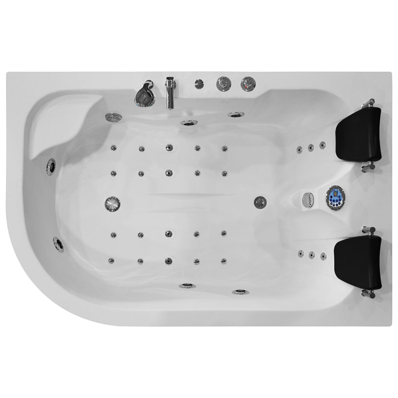 Masažinė Vonia AMO-1631 Turbo+ Dešinė 180x120 cm.