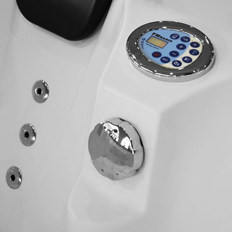 Masažinė Vonia AMO-1631 Turbo+ Dešinė 180x120 cm.