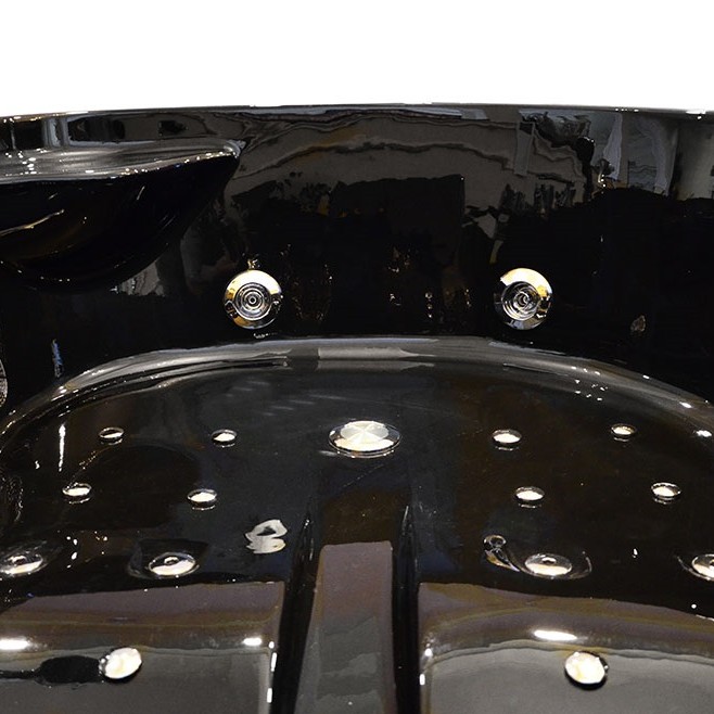 Masažinė Vonia AMO-1631B Kairė Dvivietė 180x120x54 cm.