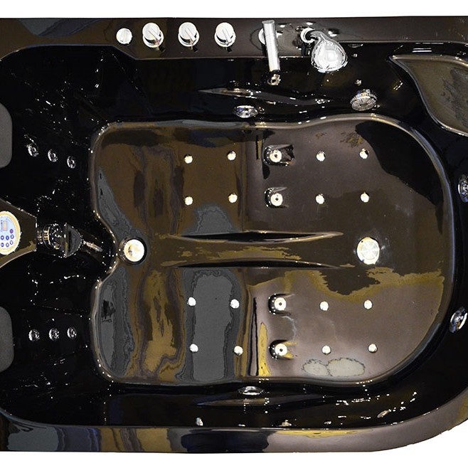 Masažinė Vonia AMO-1631B Kairė Dvivietė 180x120x54 cm.