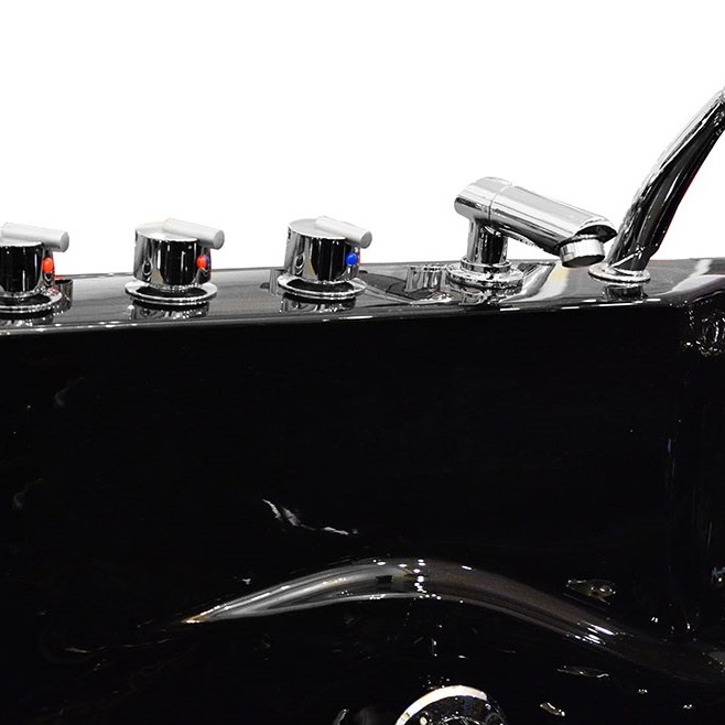 Masažinė Vonia AMO-1631B Kairė Dvivietė 180x120x54 cm.