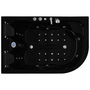 Masažinė Vonia AMO-1631B Turbo Kairė Dvivietė 180x120x54 cm.