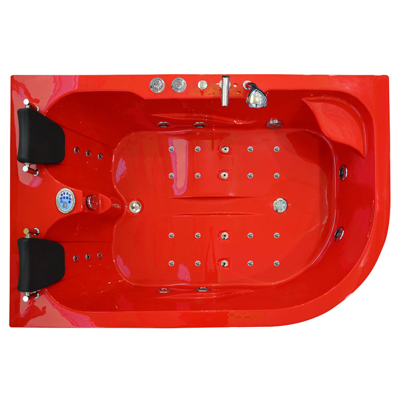 Masažinė Vonia AMO-1631R Turbo+ Kairės Pusės 180x120x54cm