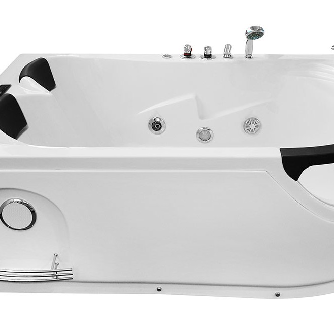 Masažinė Vonia AMO-1665 Kairė Dvivietė 180x120 cm.