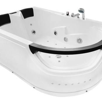 Masažinė Vonia AMO-1665 Kairė Dvivietė 180x120 cm.