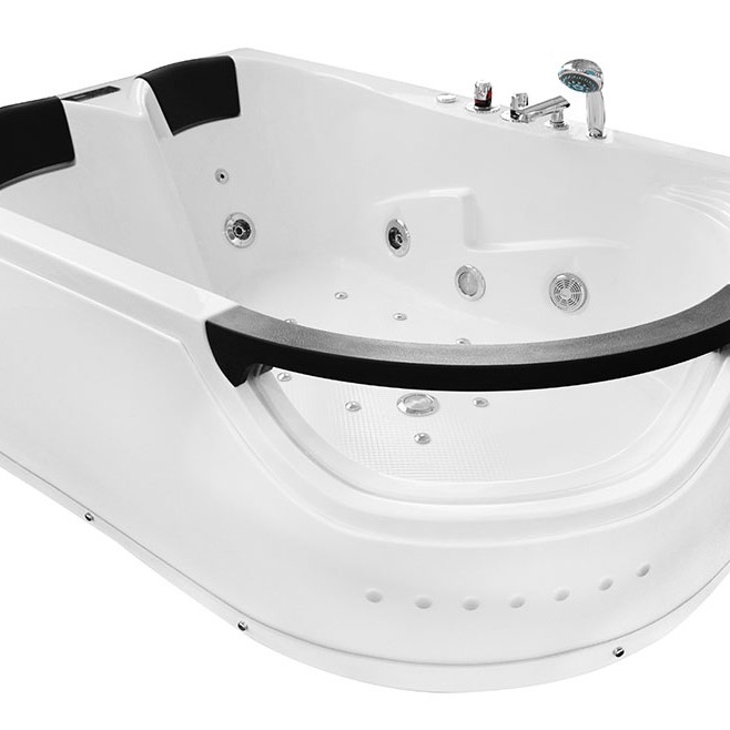 Masažinė Vonia AMO-1665 Kairė Dvivietė 180x120 cm.