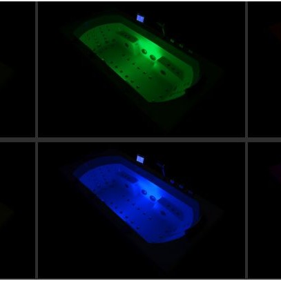 Masažinė Vonia AMUE-0032A Dešinė Dvivietė 150x150 cm.