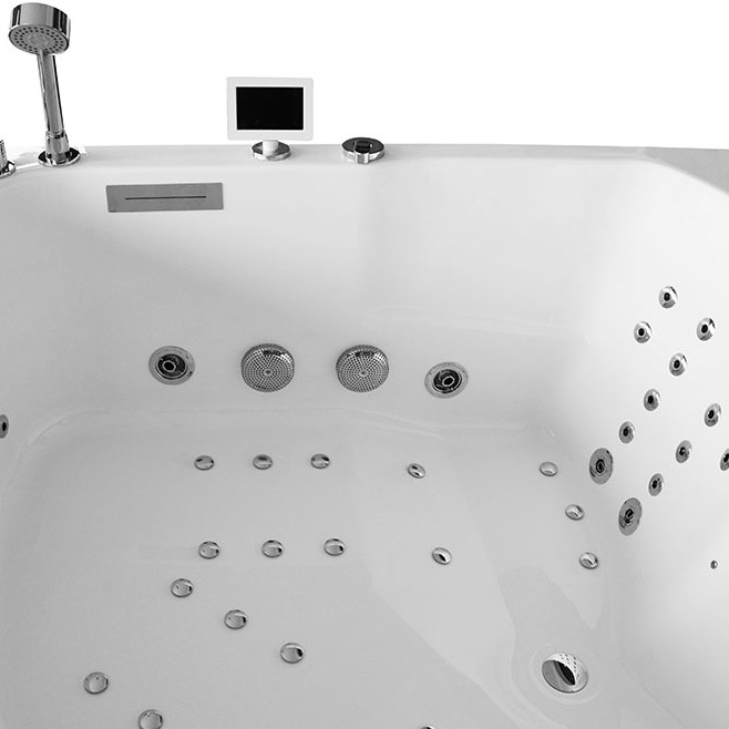 Masažinė Vonia AMUE-0032A Dešinė Dvivietė 150x150 cm.