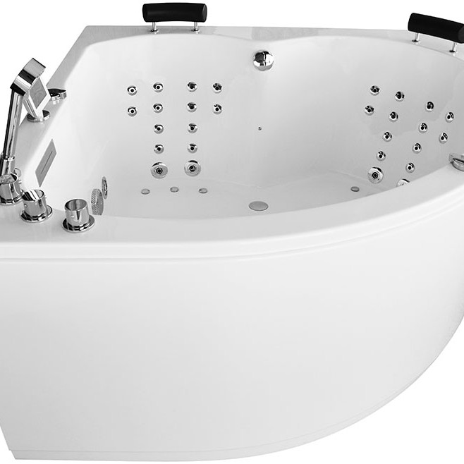 Masažinė Vonia AMUE-0032A Dešinė Dvivietė 150x150 cm.