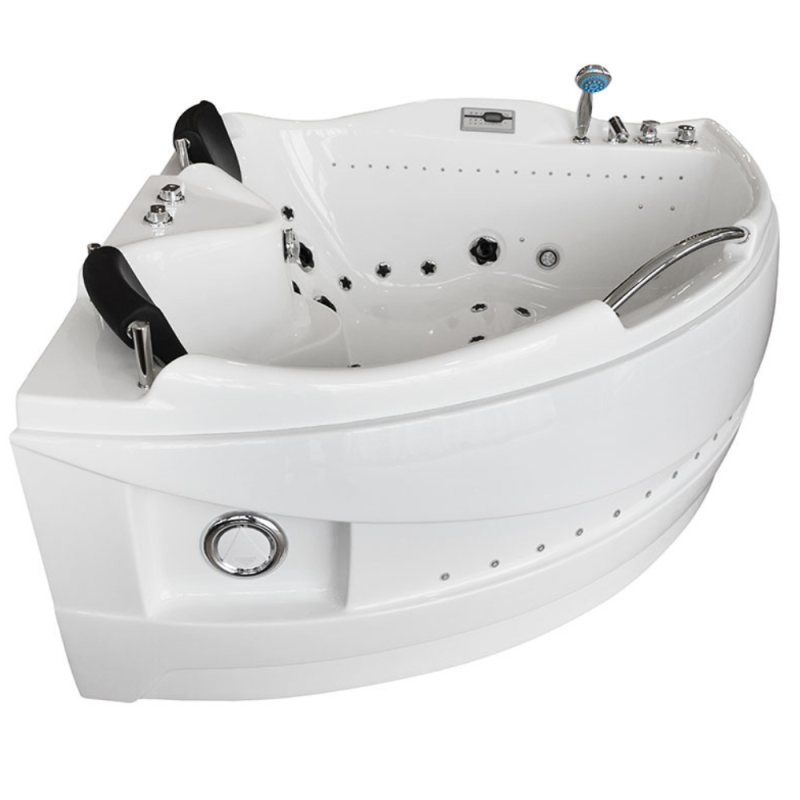 Masažinė Vonia AMUS-1086 Kairė Dvivietė 152x152 cm.