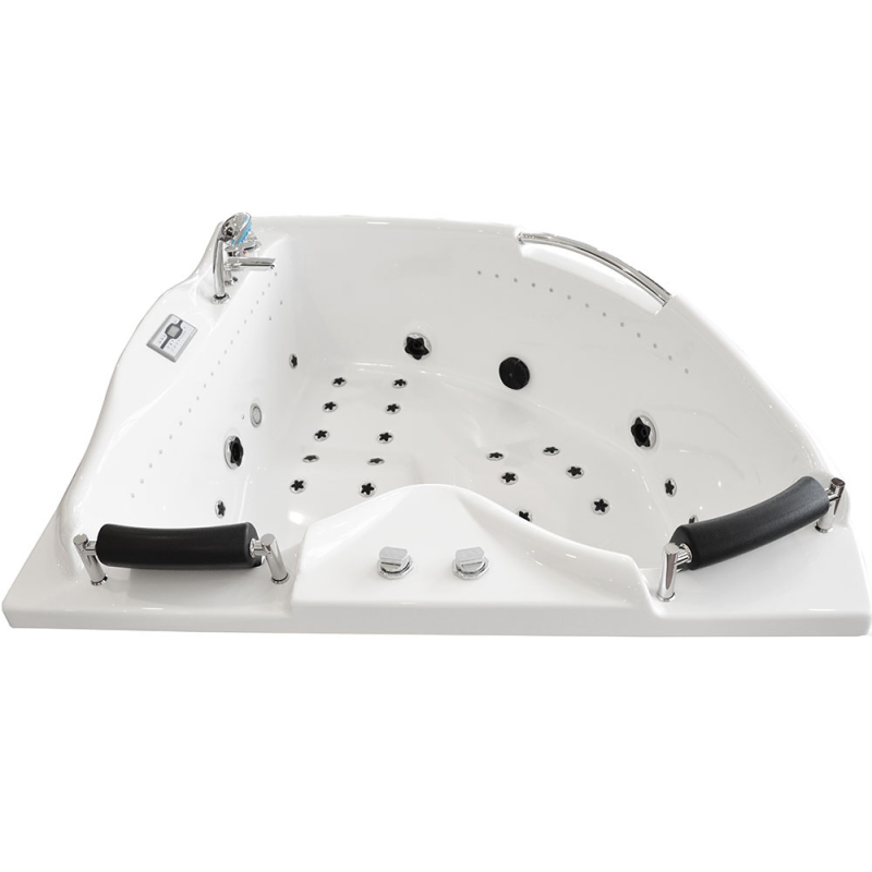 Masažinė Vonia AMUS-1086 Kairė Dvivietė 152x152 cm.