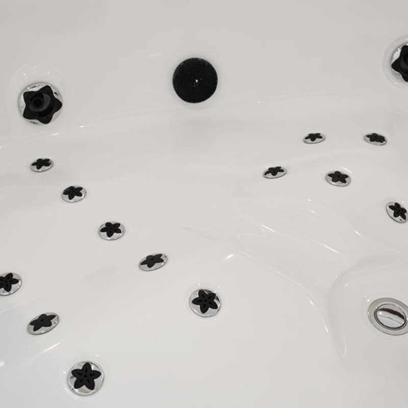 Masažinė Vonia AMUS-1086 Kairė Dvivietė 152x152 cm.