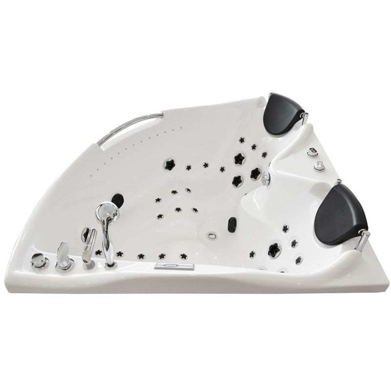 Masažinė Vonia AMUS-1086 Kairė Dvivietė 152x152 cm.