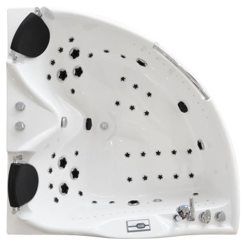 Masažinė Vonia AMUS-1086 Dešinė Dvivietė 152x152 cm.