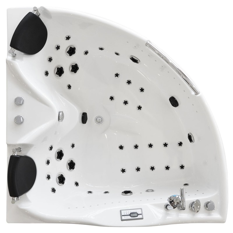 Masažinė Vonia AMUS-1086 Dešinė Dvivietė 152x152 cm.