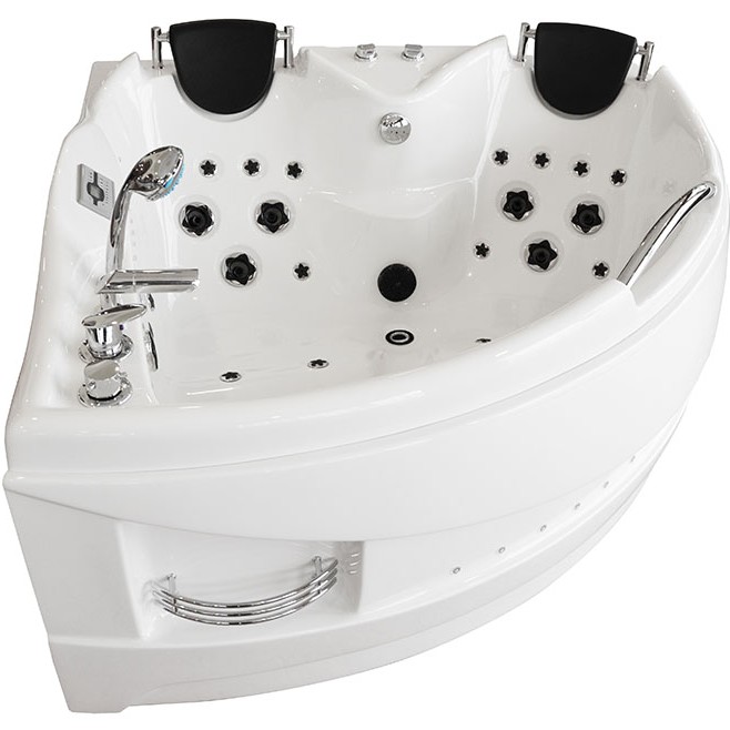 Masažinė Vonia AMUS-1086 Dešinė Dvivietė 152x152 cm.