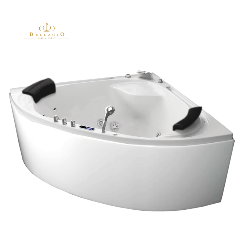Masažinė Vonia su Vandens ir Oro masažu Bellagio Luxury Delizia, 160x160 cm