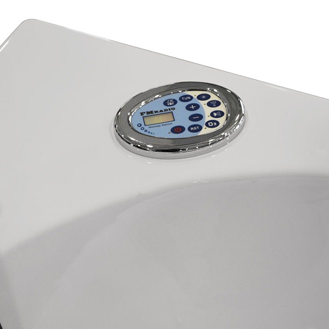 Masažinė Vonia AMO-1633 168x86 cm.