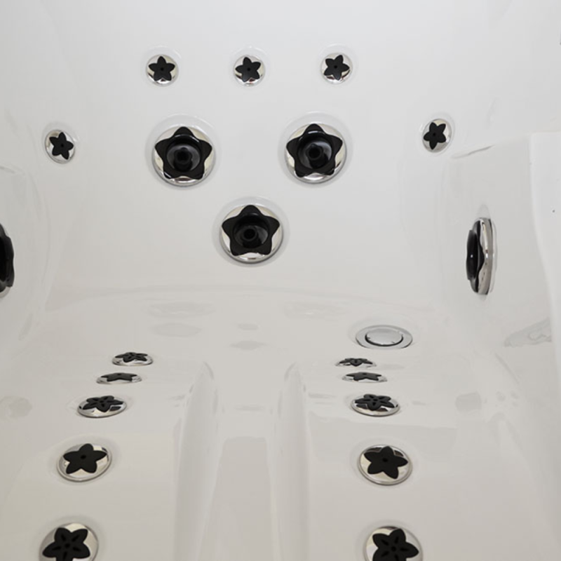 Masažinė Vonia AMUS-1050 Kairė 174x88 cm.