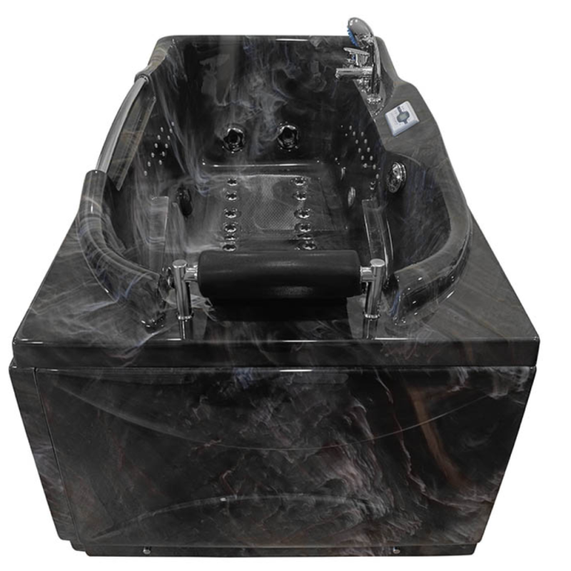 Masažinė vonia AMUS-1050 Dešinė Kava 174x88 cm.