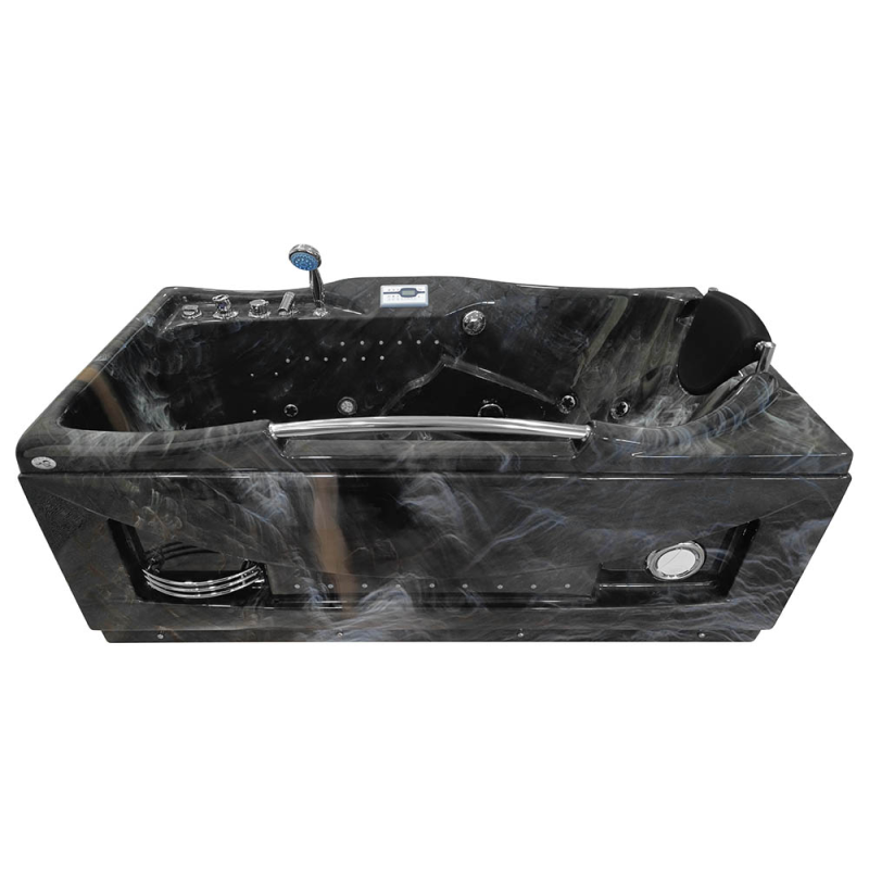 Masažinė vonia AMUS-1050 Dešinė Kava 174x88 cm.