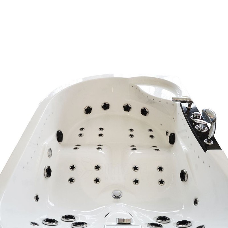 Masažinė Vonia AMUS-1062R Dvivietė Dešinė 180x122 cm.